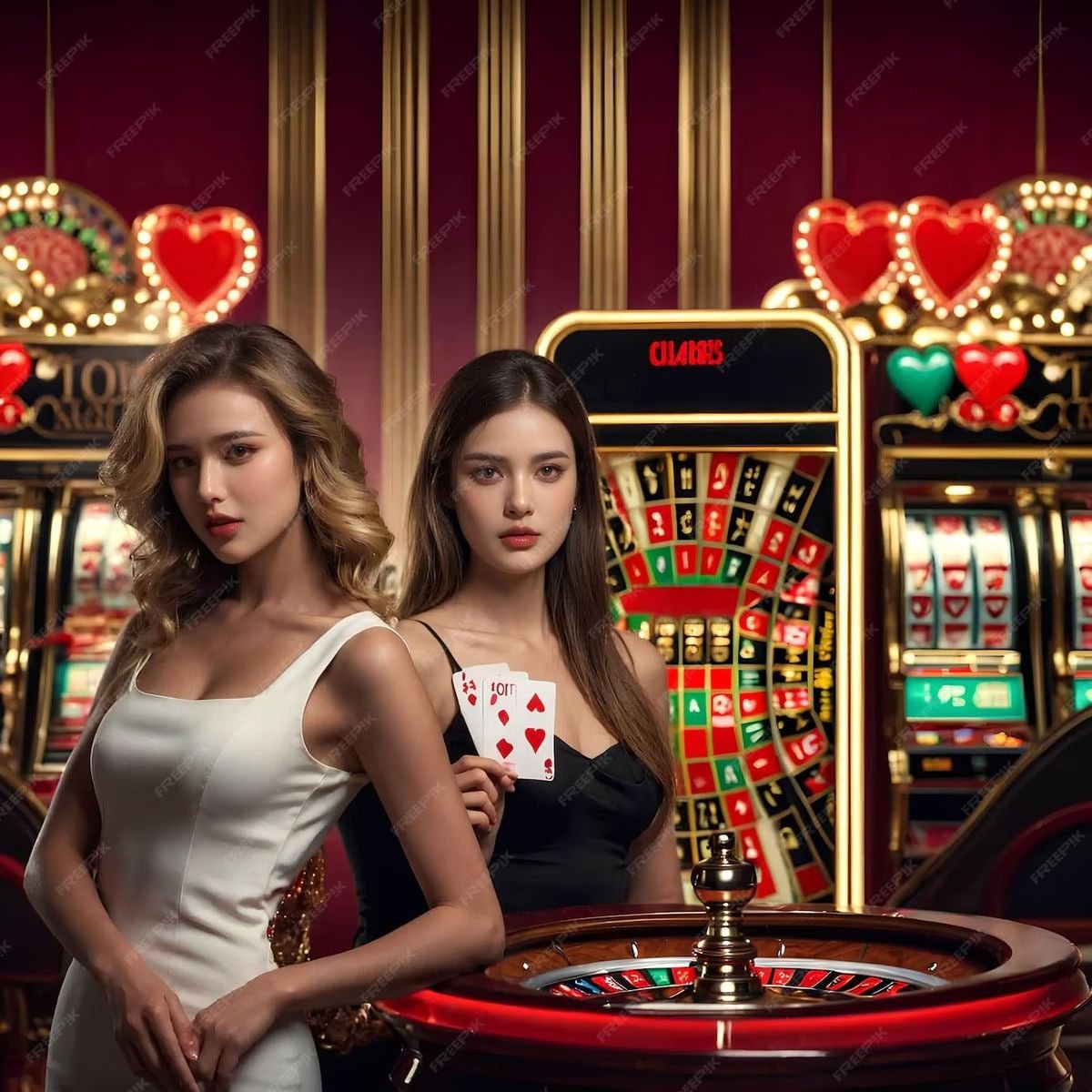Tampilan studio live dealer bumingcuan dengan beberapa meja permainan dan dealer profesional